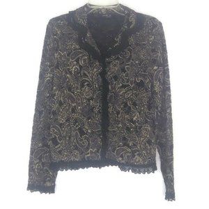 Modelia All Over Lace Paisley Print Jacket